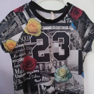 Pinklicious New York City Themed Shirt Size Medium Multicolor